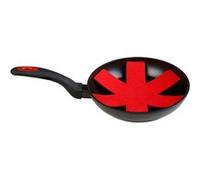 Poêle à Frire 18cm Induction, Antiadhésive Écologique, Aluminium Forgé sans PFOA, Wecook, Ecostone, , Noir Noir G