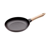 Poêle à frire 26 cm, manche en bois, fonte, Staub