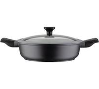 Poêle à Frire 28 cm Easy Click, Aluminium, Revêtement Anti-Adhésif, Couvercle en Verre, Tous Feux dont Induction