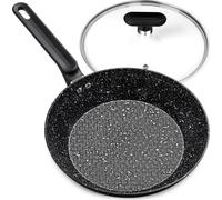 Poêle à frire antiadhésive avec couvercle 26cm induction Poêle en granit