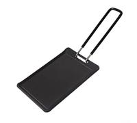 Poêle à frire carrée anti-adhésive en fer pour cuisine en plein air, barbecue, pique-nique, voyage, plaque de gril légère 85 x 130 mm