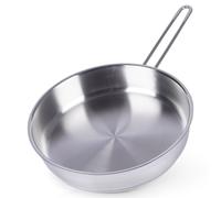Poêle à frire en acier 18/10, inox PREMIUM, induction gaz, 26 cm