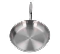 Poêle à frire en acier inoxydable 304 épaissie non revêtue 3 couches en acier inoxydable pour la cuisson des omelettes 11.81in