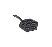 Poêle à frire en fonte antiadhésive aebleskiver pan plaque de cuisson takoyaki maker poêle à frire pour boules de crêpes boules de desserts farcis