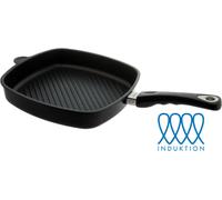 Poêle à frire en fonte Lotus Ø29cm induction Fonte d'alu + amovible. Poignée