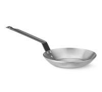 Poêle à frire lyonnaise en acier au carbone, diamètre 280 mm