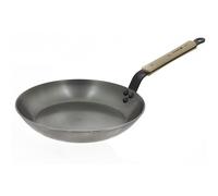 De Buyer Poêle à frire Mineral B, acier carbone, manche en bois 26 cm