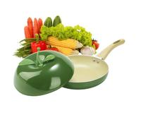 Poêle À Frire Munie D'un Couvercle Anti-adhésif En Forme De Fruit Pratique | Marmite À Épais Idéale Pour Pâtes, Soupe, Spaghetti, Cuisine Maison Et Restaurant Avocat O