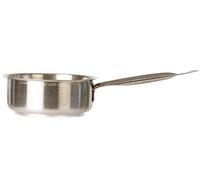 Poêle à frire Paderno Series 1000 11008â24, diamètre max. 24 cm, acier inoxydable, compatible avec les cuisinières à induction