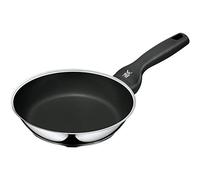 Poêle à frire professionnelle WMF Ceradur induction 20 cm, revêtement en acier inoxydable Cromargan, revêtement céramique, poignée en plastique, poêle en céramique