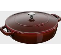 Poêle à frire Staub Chistera, 24 cm | ronde | fonte | rouge grenadine