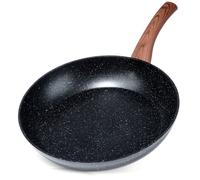 Poêle à frire - VILDE - Black&Wood - 28 cm - Aluminium - Antiadhésif en granit