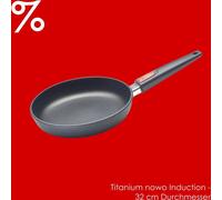 Poêle à frire WOLL NOWO TITANIUM DH 26 x 7 cm, grise - Lot de poêles