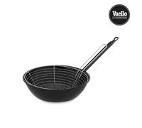 Poêle à friture - Vaello - 24 cm - Acier laminé - Émail anti-acide - Panier inclus
