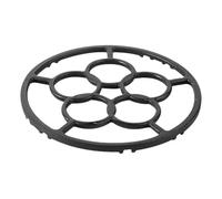 Poêle à gaz avec support - Brûleur en fonte de 18,2 cm, antidérapant, robuste | Marmite pour poêle, camping, restaurant, jardin, barbecue, cuisine, support sûr