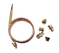 Poêle à gaz Kit de thermocouple universel M6x0.75 Avec des écrous renversés (cinq) Thermocouple de remplacement, plus que le cuivre de 20 mv 900mm