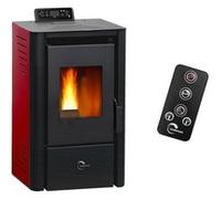 Poêle à granulés air Anita 9,4 kW Bordeaux Sannover Bordeaux G