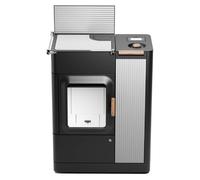 Poêle à granulés Austroflamm Mo Duo Cook 9,4 kW revêtement en céramique blanc brillant, dessus