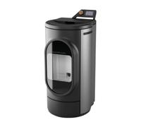 Poêle à granulés Austroflamm Pellea 8 kW Revêtement en acier gris