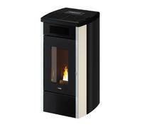 Poêle à granulés Cadel Atena Plus 12 | 12 kW Acier Blanc