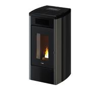 Poêle à granulés Cadel Atena Plus 14 | 14 kW Acier Titanium
