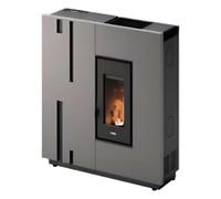 Poêle à granulés Cadel Baggy 7 | 6,9 kW Acier Titanium