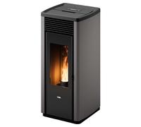 Poêle à granulés Cadel Dune 9 Autoclean 8,5 kW titane