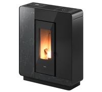 Poêle à granulés Cadel Elle Plus 9 | 8,5 kW Pierre Nero Greco-Verre