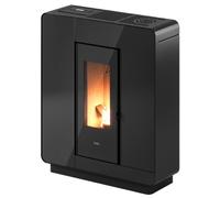 Poêle à granulés Cadel Elle Plus 9 | 8,5 kW Verre noir