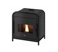 Poêle à granulés Cadel Frame 9 | 9,3 kW Acier Noir