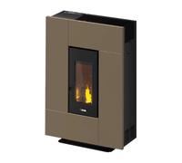 Poêle à granulés Cadel Grace 7 | 7 kW Acier Light Bronze