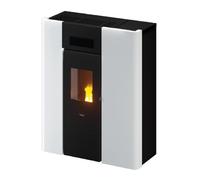 Poêle à granulés Cadel Maya Idro 24 | 22,4 kW hydro Acier Blanc