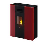 Poêle à granulés Cadel Maya Idro 24 | 22,4 kW hydro Acier Rouge