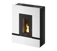 Poêle à granulés Cadel Mithos Plus 12 Ps 12 kW Acier Blanc