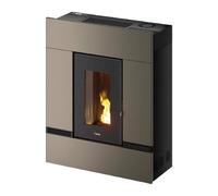 Poêle à granulés Cadel Mithos Plus 12 Ps 12 kW Acier Light Bronze