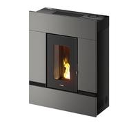 Poêle à granulés Cadel Mithos Plus 14 Ps 14 kW Acier Titanium
