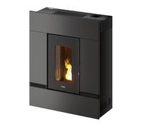 Poêle à granulés Cadel Mithos Plus 14 Up-Twin 14 kW Acier Anthracite