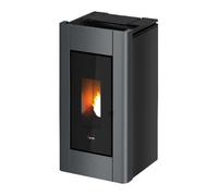 Poêle à granulés Cadel Prince 11 | 10,5 kW Acier titane