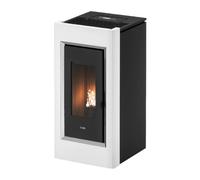 Poêle à granulés Cadel Prince Plus 11 | 10,5 kW Acier blanc