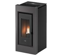 Poêle à granulés Cadel Prince Plus 11 Autoclean 10,5 kW Acier titane