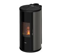 Poêle à granulés Cadel Sound 7 Up-Twin 7 kW Acier Titanium