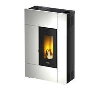 Poêle à granulés Cadel Spirit 5 Up 5,2 kW Acier blanc