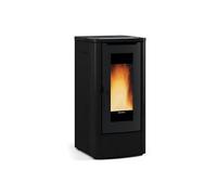 La Nordica Poêle à granulés Teorema Extraflame 10 kW revêtement en acier noir