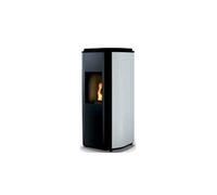 Poêle à granulés de bois 5.5kw blanc/noir Supra mael5blanc gris/noir G