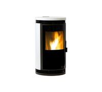 Poêle à granulés de bois 7.5kw blanc avec wifi Ecoforest 20902 Blanc G