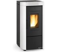 Poêle à granulés de bois 7kw blanc/noir Nordica Extraflame moiraevoblanc blanc G