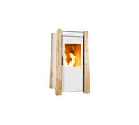 Ecoforest – Poêle à granulés KEOPS 20886 – 9,5 kW – Blanc