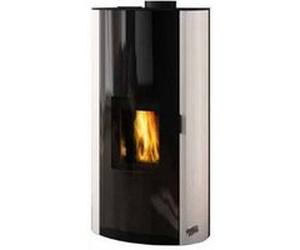 Poêle à granulés de bois 9kw noir Godin 490329noir noir G