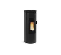 Poêle à granulés La Nordica Extraflame Amika 8 kW Revêtement en acier, dessus en majolique - noir