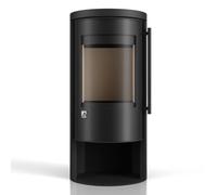 Poêle à granulés Drooff Aprica 2 Trend Pellet 7,1 kW Corps noir, revêtement en acier noir